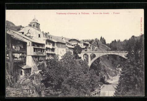 CPA Annecy Tramway dAnnecy à Thônes Route des Aravis Flumet eBay