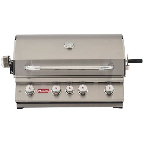 Bull Bbq Angus 30 Inch 4 Burner Built In Natural Gas Grill With Rear Infrared Burner 47629