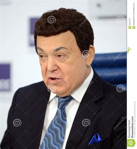 Iosif Kobzon Le Sovi Tique Et Le Russe Sautent Le Baryton De Chanteur