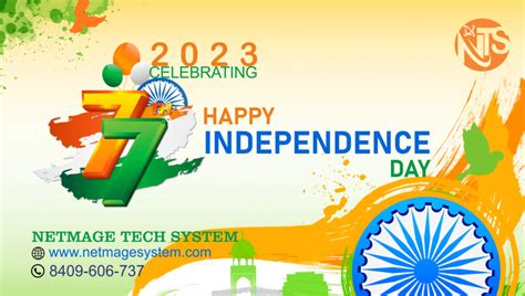 Happy Independence Day India Netmage Tech System Website