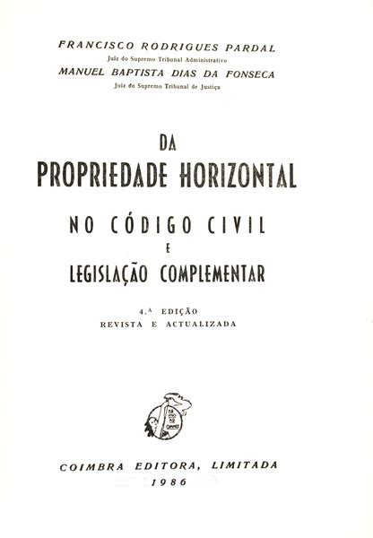 Da Propriedade Horizontal No CÓdigo Civil E LegislaÇÃo Complementar Par