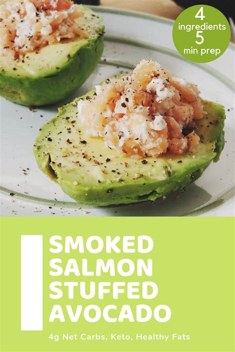 Smoked Salmon Stuffed Avocado Recipe Healthy Healthy Breakfast