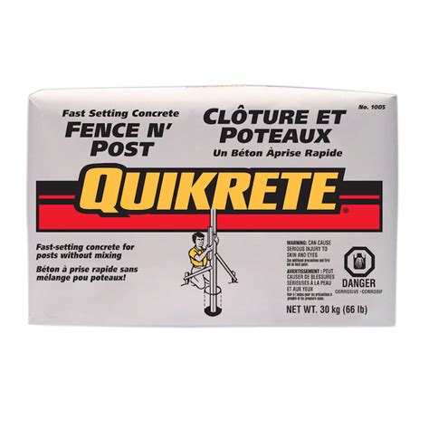 Quikrete Fence N Post Kg Fast Setting Concrete Rona