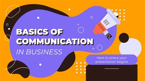 Basics Of Communication In Business Google Slides And Ppt