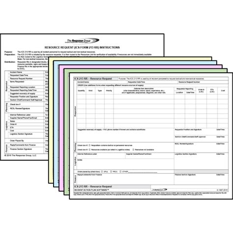 Ics 213 Rr Form Notepad Trg Store