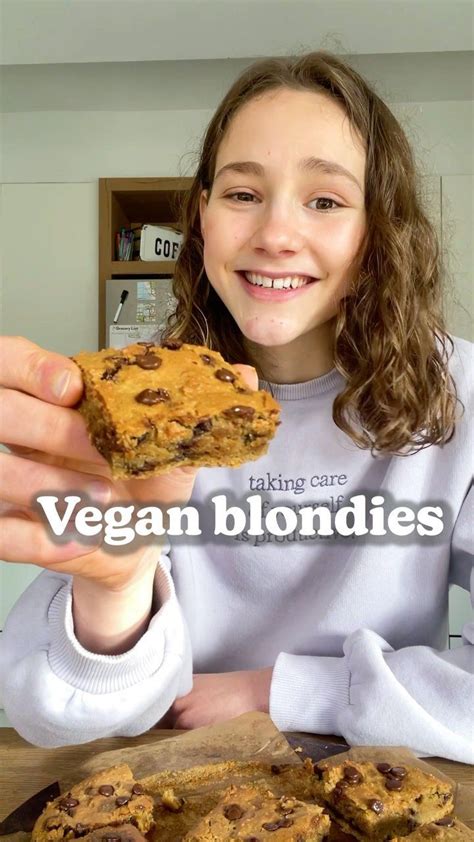 Fitgreenmind On Instagram Vegan Blondies🍰 With A Secret Ingredient🤫