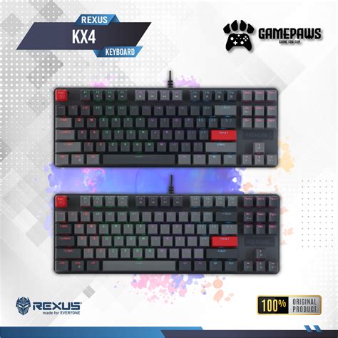 Jual Rexus Keyboard Gaming Heroic Kx Mechanical Tkl Rgb Led Shopee