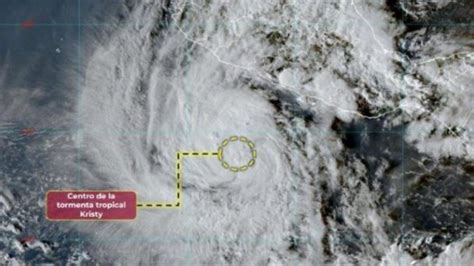 Tormenta Tropical Kristy Dejar Lluvias Al Sur De M Xico