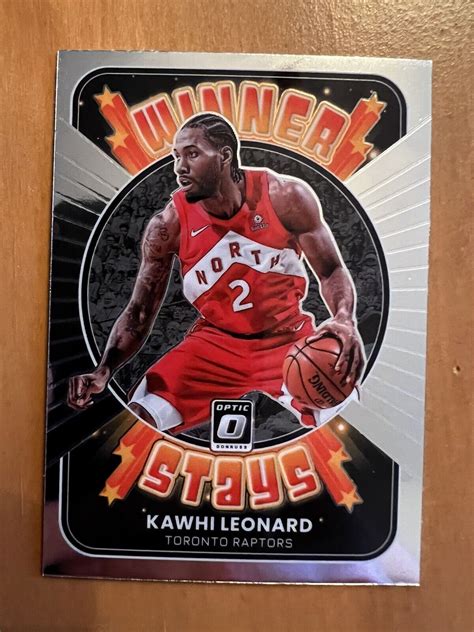 Kawhi Leonard Panini Donruss Optic Winner Stays Raptors