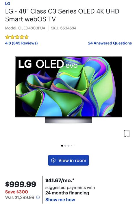 48” LG OLED : r/Bestbuy