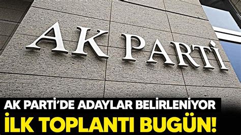 AK Parti de adaylar belirleniyor İlk toplantı bugün Pamukova Halk