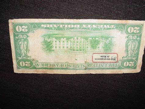 Series Of 1928 $20. Dollar Gold Certificate