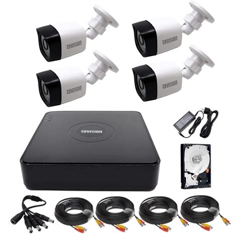 Kit Camere Supraveghere Exterior Mp Full Hd Ir Metri Si Dvr