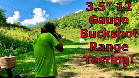 3 5 12 Gauge Buckshot Reloads Range Testing Mossberg 835 YouTube