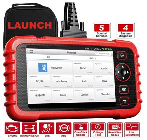 Launch X431 Crp129x Obd2 Scanner Engine Abs Srs At Diagnostic Tool Oil