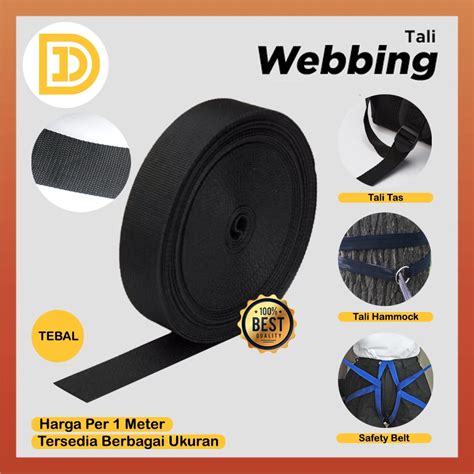 Jual Tali Webbing Tas Tebal Webbing Tabular Tubular Tali Hammock Tali