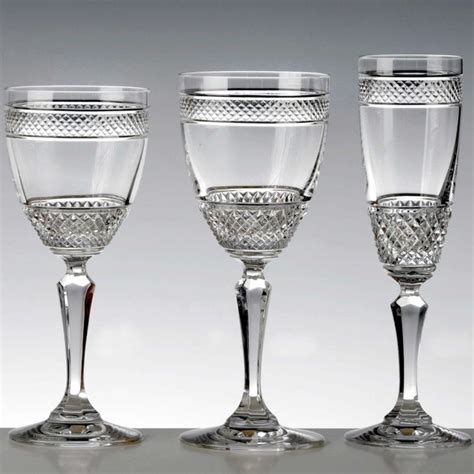 6 Verres Seville Cristal De Paris 6 Tailles