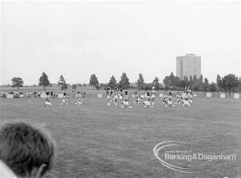 Dagenham Town Show 1969 Showing A Distant Display In The Arena 1969