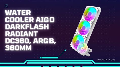 WATER COOLER AIGO DARKFLASH DC360 BRANCO YouTube