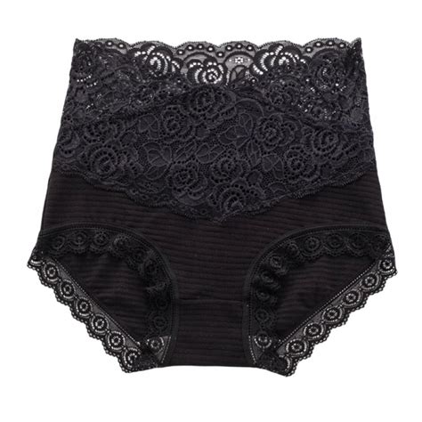 Baywell Stretchy Lace Trimmed Bikini Underwear Sexy Underwear For