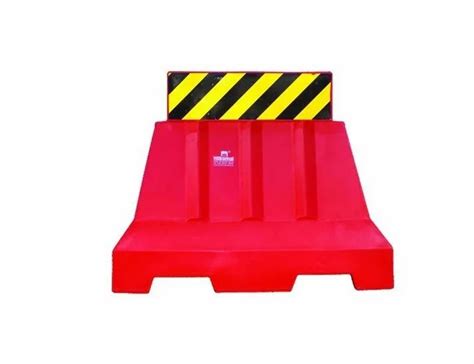 Red Plastic Nilkamal Water Filled Barrier Size X X Mm At Rs