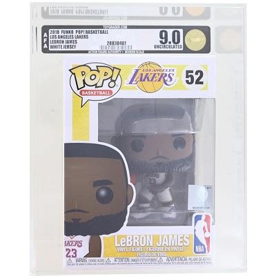 Funko La Lakers Nba Funko Pop Vinyl Figure Lebron James White Jersey