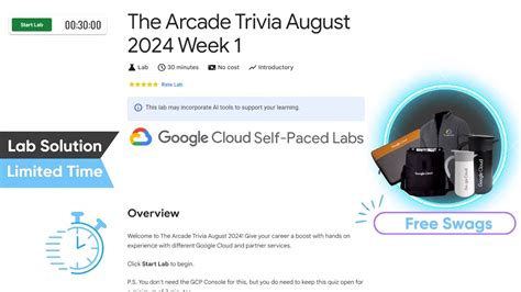 The Arcade Trivia August Week Lab Solution Limited Time