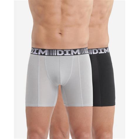 Lot De 2 Boxers Longs 3D FLEX AIR X2 Dim Homme En Coton 3 SUISSES