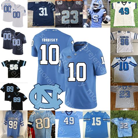 2021 Custom North Carolina Football Jersey NCAA College Dazz Newsome ...