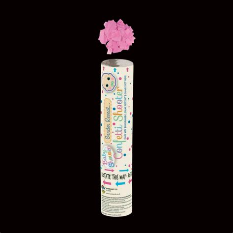 Gender Reveal Pink Girl 20cm Confetti Cannon Mk Fireworks King