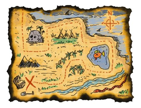 Printable Treasure Hunt Map