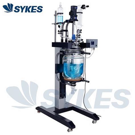 Ce Approval L Chemical Lab Double Layer Jacketed Borosilicate Glass