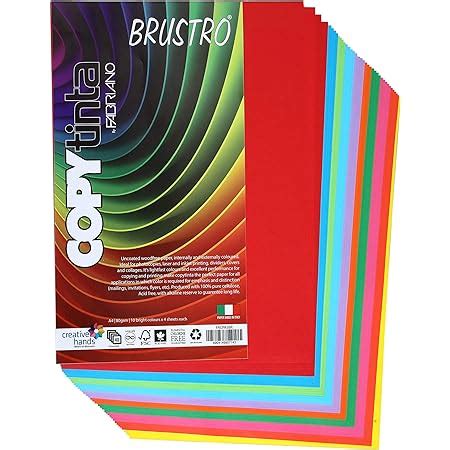 OFIXO 100 Pieces A4 Color Paper 10 Sheets Of Each Color For Art And