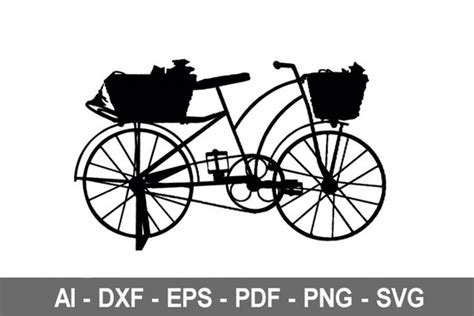 Old Bicyle Svg Bike Svg Bicycle Cut File Bicycle Vector Etsy New Zealand