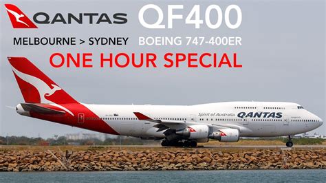 Qantas Airways Qf Flying From Melbourne To Sydney One Hour