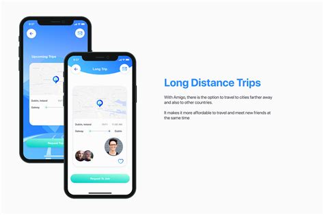 Amigo Social Ride Sharing App Behance