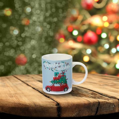 Christmas Assorted Mug Car Design Each Woolworths