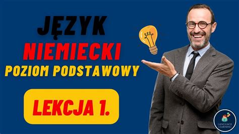 Język niemiecki Lekcja 1 Nauka niemieckiego Niemiecki dla