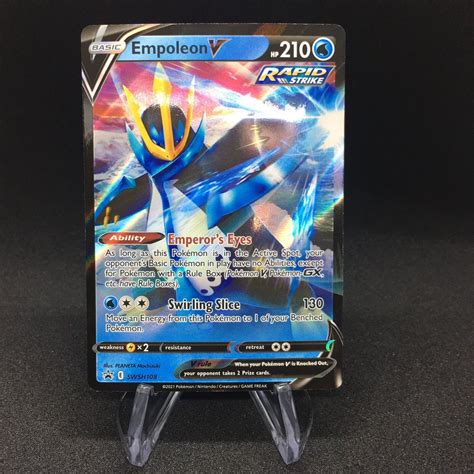 Empoleon V Sword And Shield Black Star Promos Ultra Rare Fa Pokemon