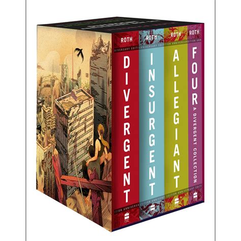 Divergent Series Four Book Collection Box Set Divergent Books 1 4