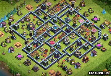 Town Hall 14 Th14 Wartrophy Base 157 With Link 3 2021 War