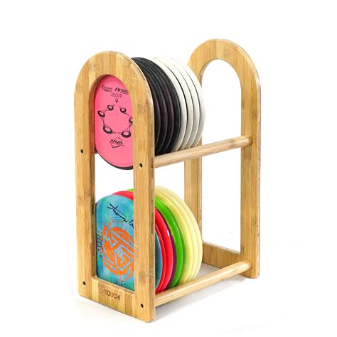 TOUCH Disc Golf Floor Rack: 12″ 2-Level - TOUCH Disc Golf