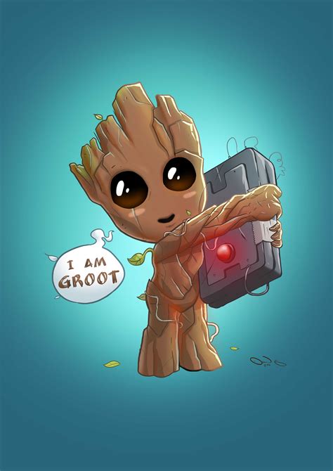 Cute Baby Groot Wallpapers - Top Free Cute Baby Groot Backgrounds - WallpaperAccess