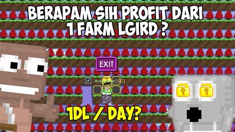 BERAPA SIH PROFIT DARI 1 FARM LGRID PROFIT TERBAIK 2022 GROWTOPIA