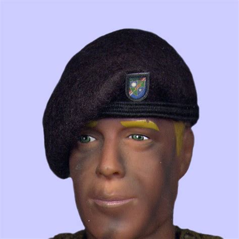 Us Army Airborne Ranger Old Mini Beret Fits 12in Action