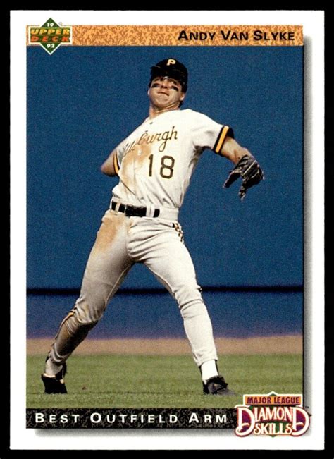 1992 Upper Deck Diamond Skills 715 Andy Van Slyke Pittsburgh Pirates