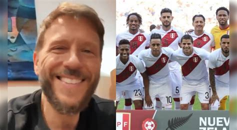 Noel Schajris envía mensaje de aliento a la selección peruana antes del