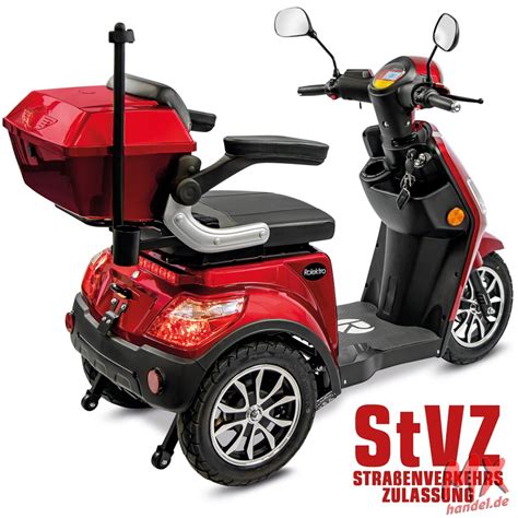 Mx Handel Rolektro E Trike V Lithium Rot