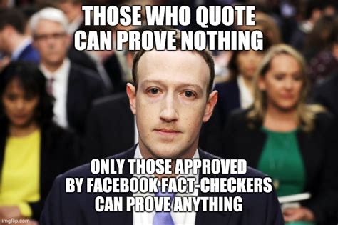 Only Those Approved By Facebook Fact Checkers Can Prove Anything