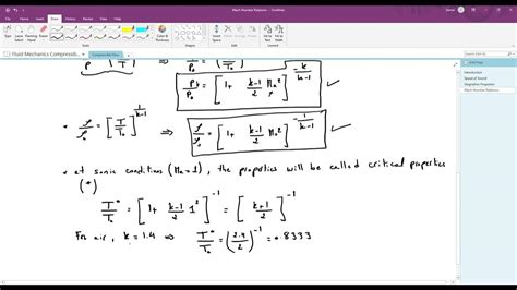 1 4 Mach Number Relations Compressible Flow Fundamentals High Speed